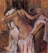 Edgar Degas After bath oil